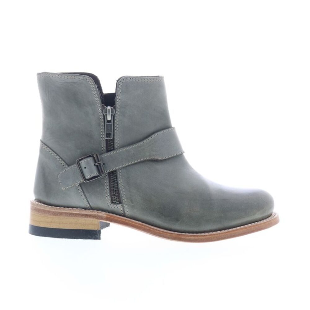 Jama Old West Womens Leather Upper Green Boots (NWT)